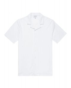 White Terry Polo Shirt