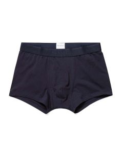 Navy Stretch Cotton Trunks