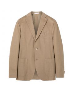 Beige Cotton Jersey K-Jacket
