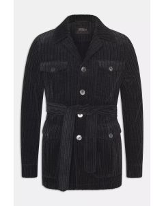 Dark Grey Corduroy Safari Jacket