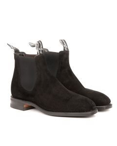 Blaxland Yearling Suede Black